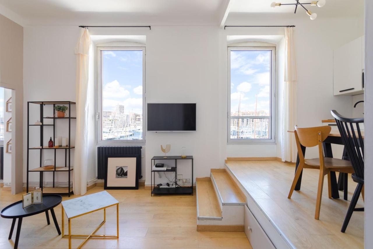 Le Rive Neuve Standing Vieux-Port - Appartement 1 Chambre 4 Pers Vue Mer Clim Marseille Exterior photo